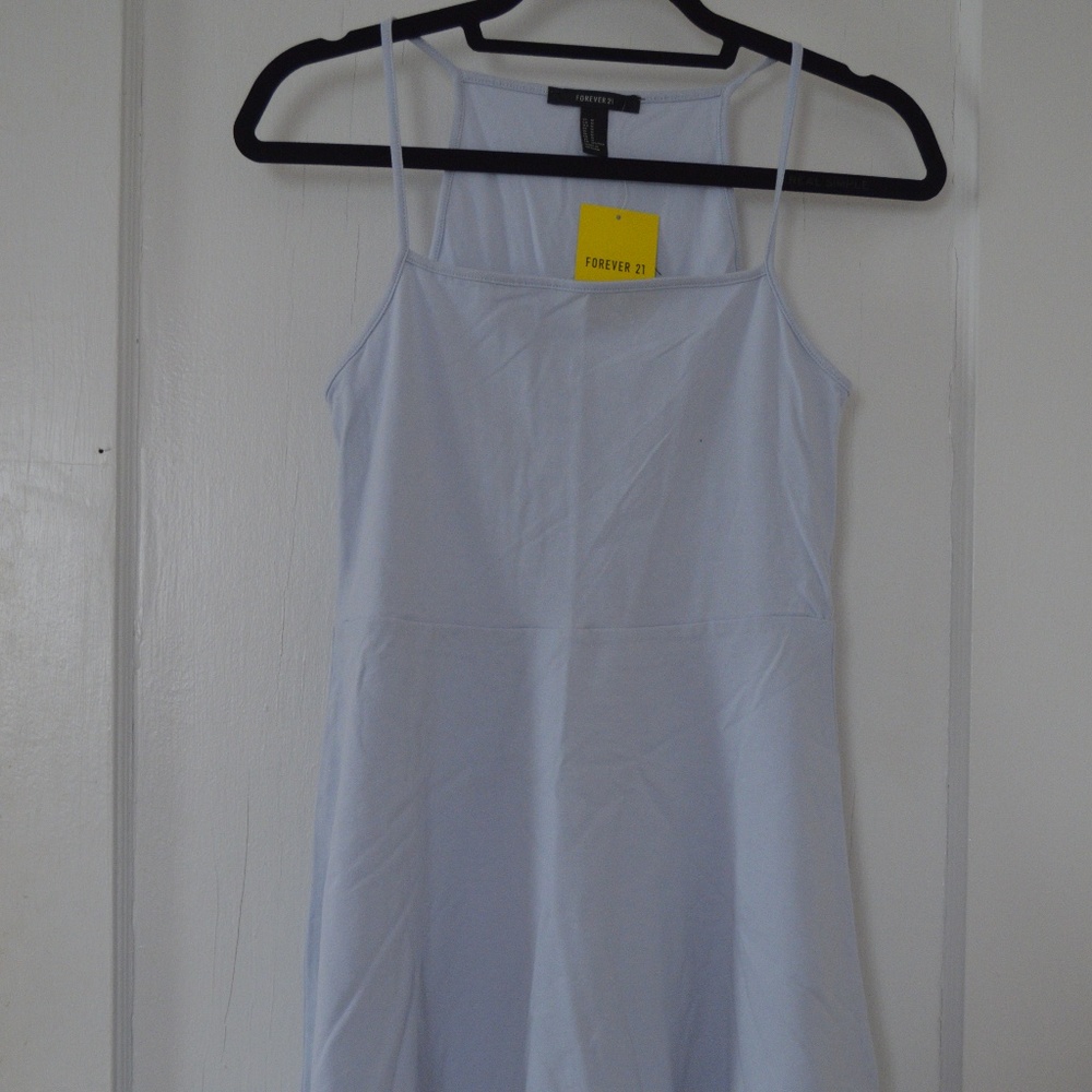 Forever 21 - Light Blue Skater Dress - size medium